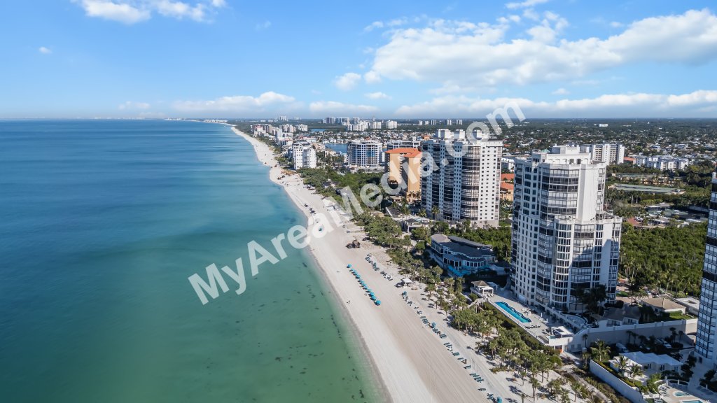 My Area Media aerial coastline stock preview