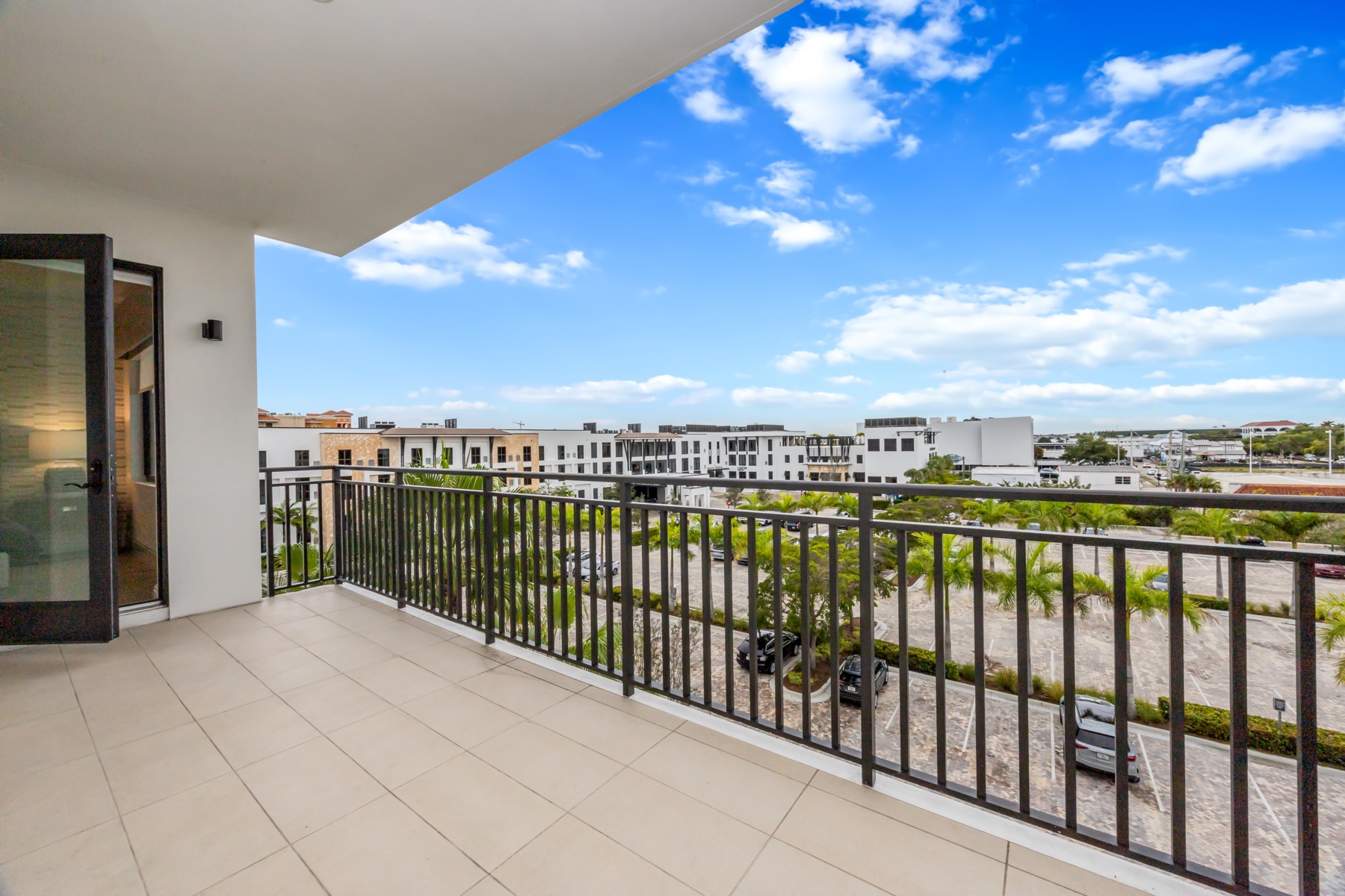 Second balcony — northern facing