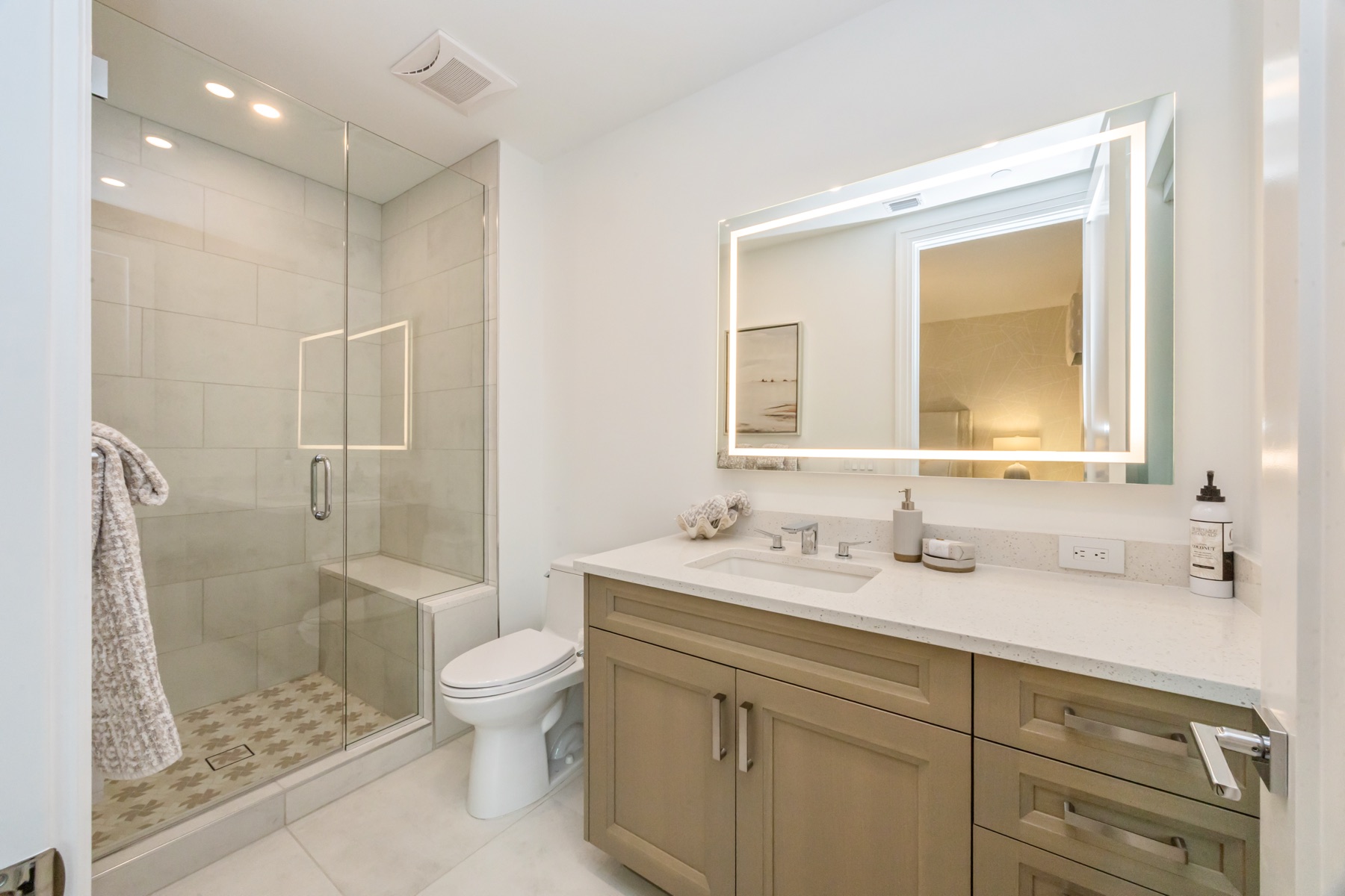 Third of four full bathrooms